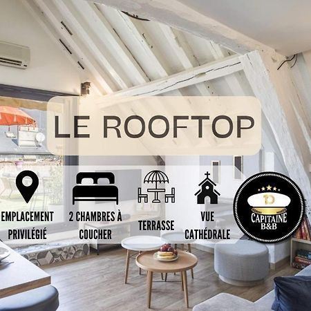 Le Rooftop - Vue Cathedrale - Climatisation Troyes Luaran gambar