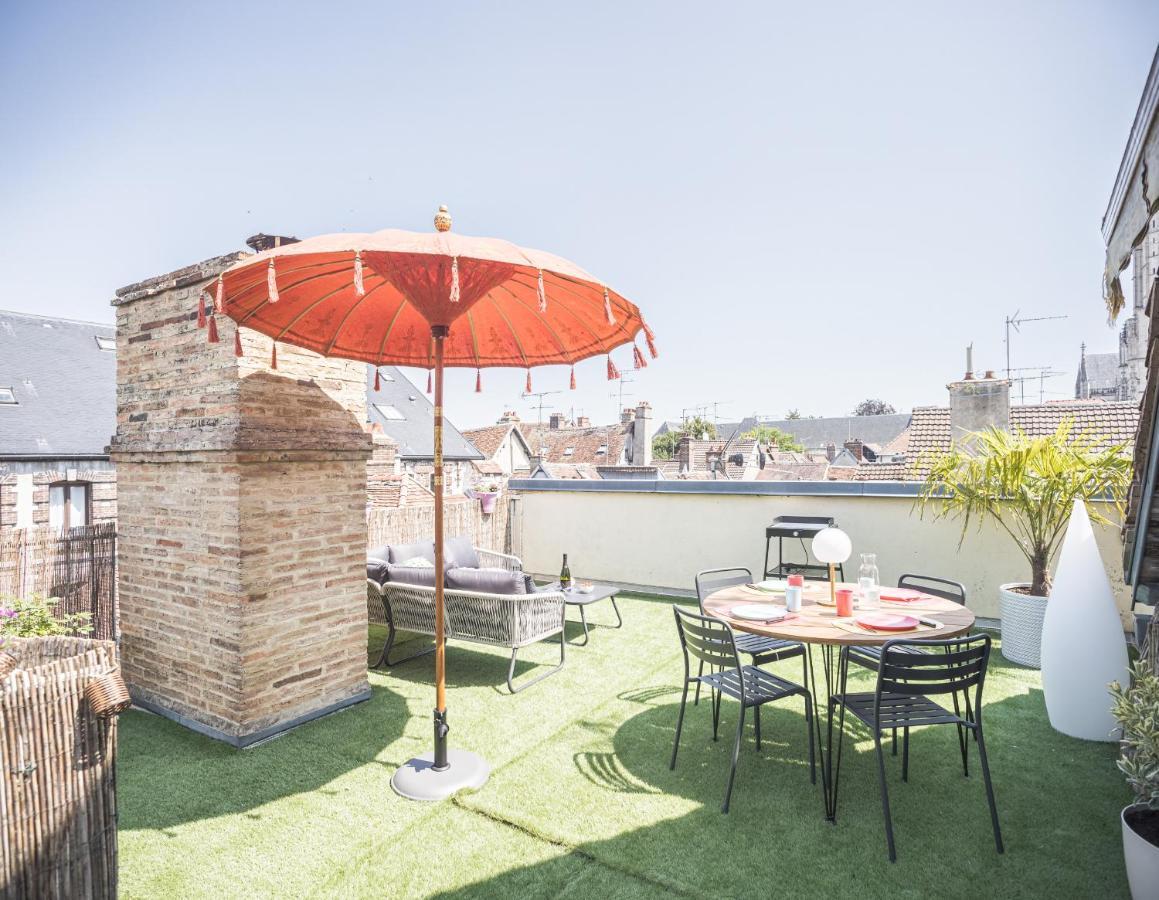 Le Rooftop - Vue Cathedrale - Climatisation Troyes Luaran gambar
