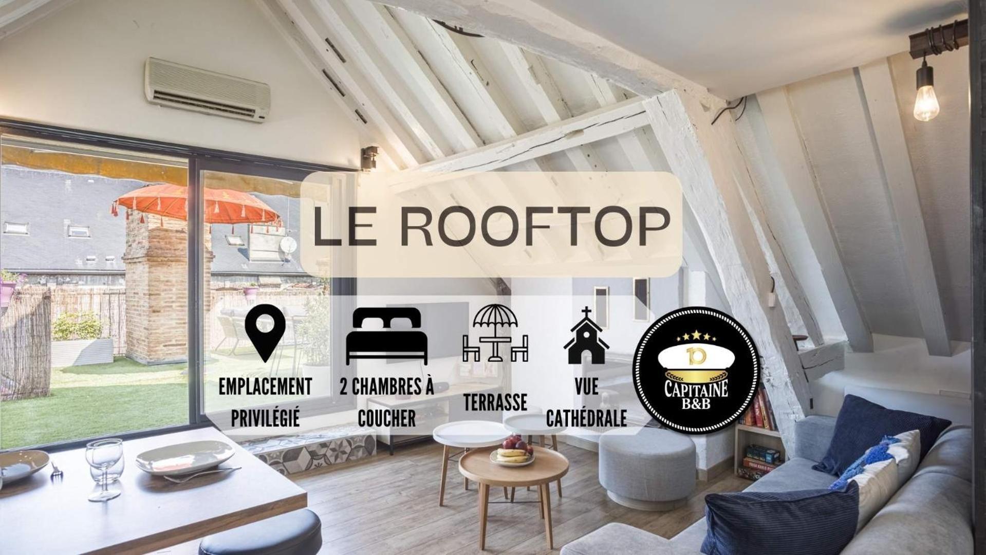 Le Rooftop - Vue Cathedrale - Climatisation Troyes Luaran gambar